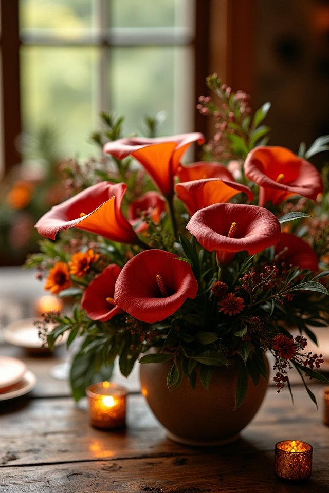 elegant calla lily arrangements