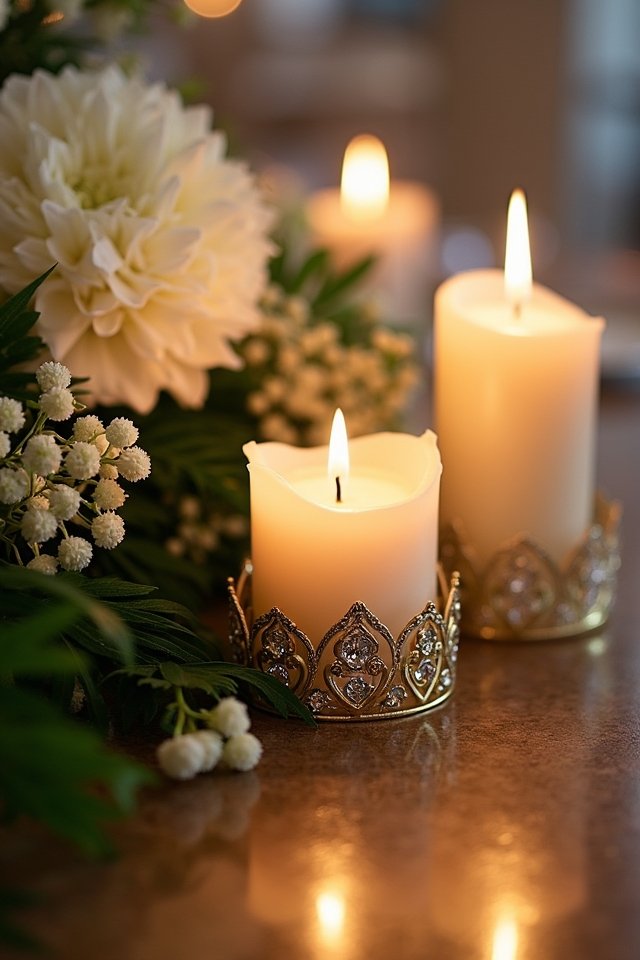 elegant candlelight wedding decor