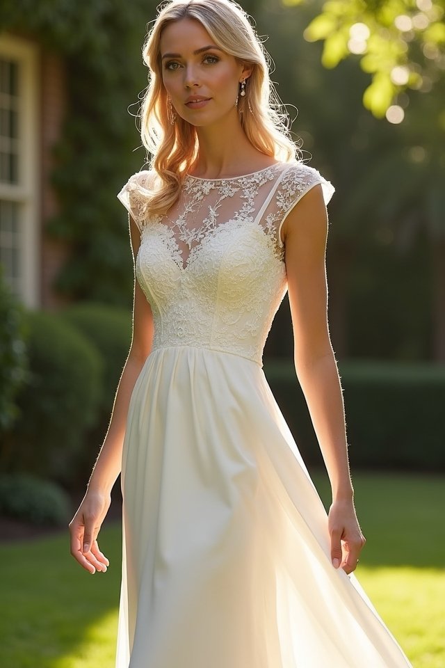 elegant cap sleeve dresses