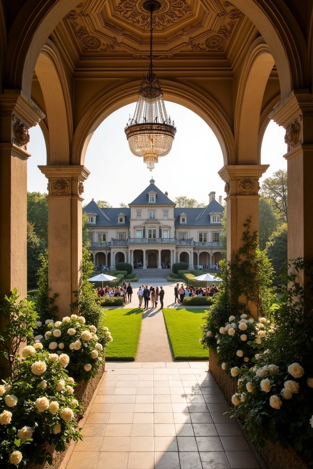 elegant castle wedding venue