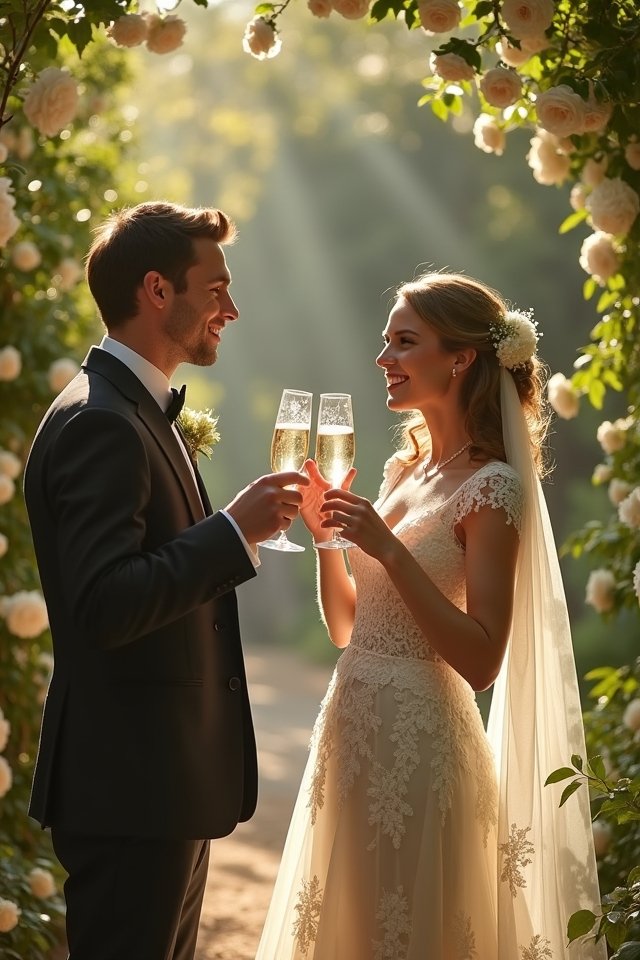 elegant champagne toast essentials