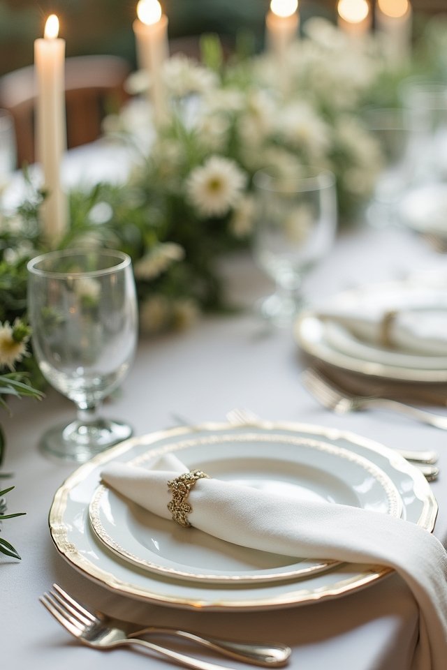 elegant chic table settings