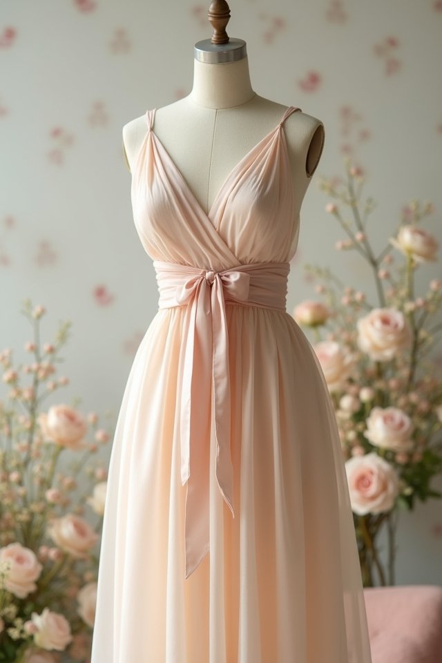 elegant chiffon dress perfection