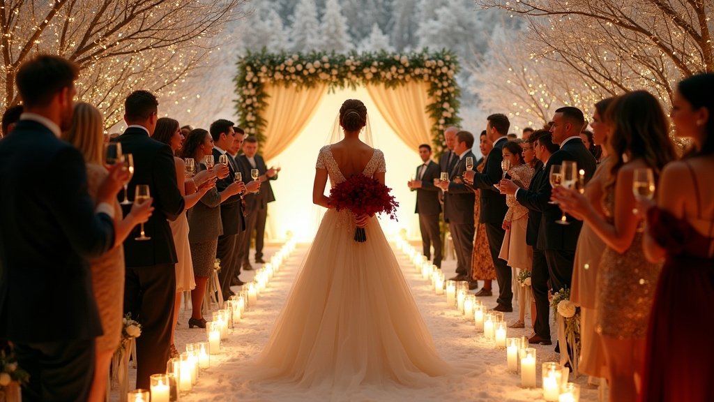 elegant christmas wedding inspiration