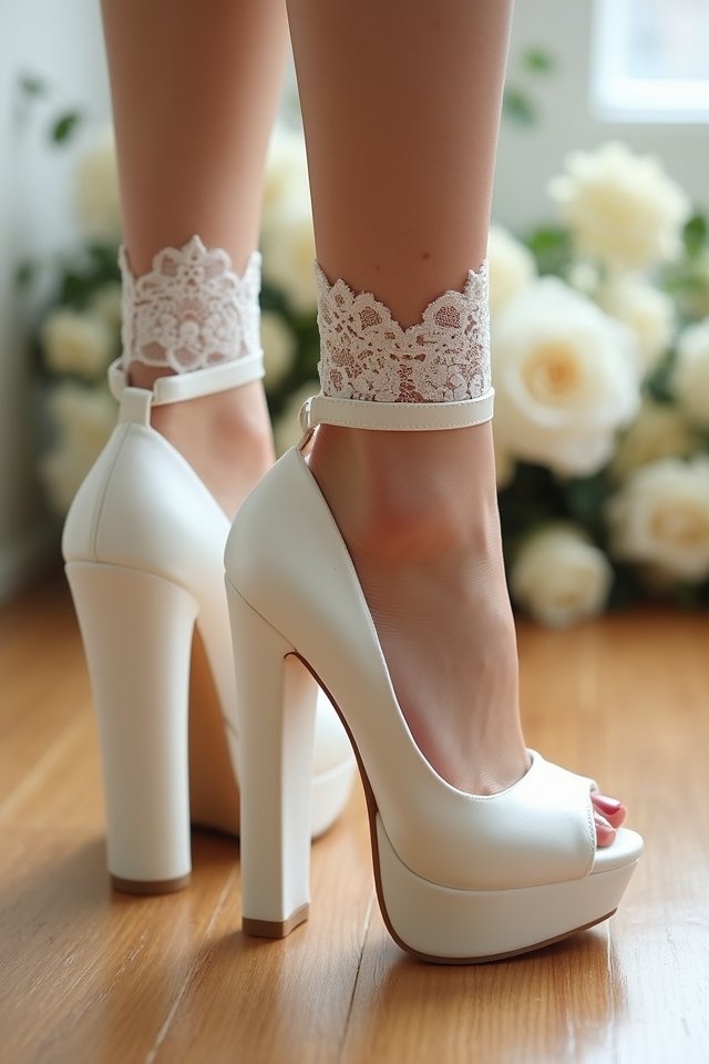 elegant chunky heel trends