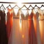 elegant city wedding attire