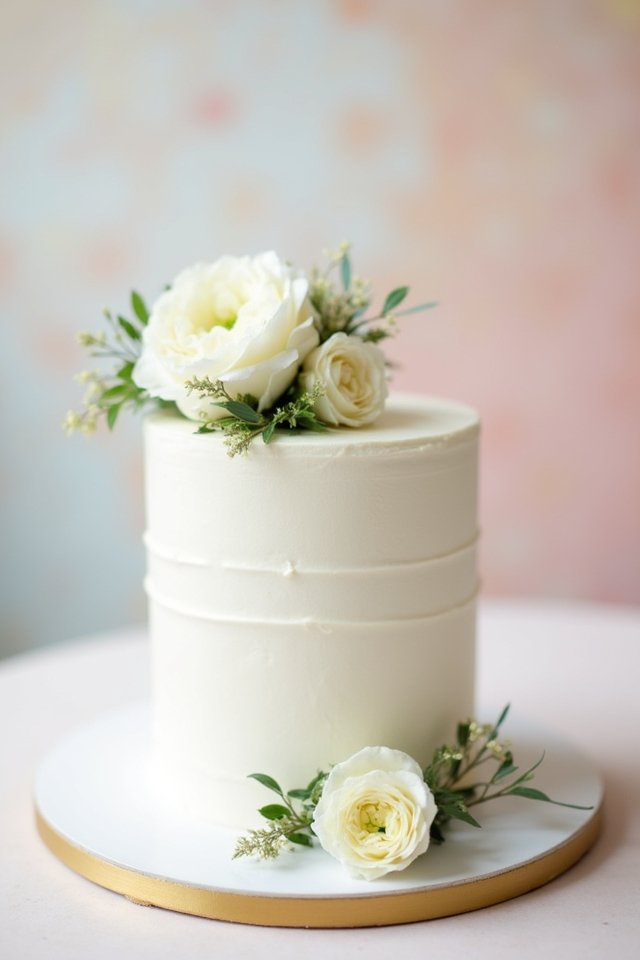 elegant classic buttercream cake