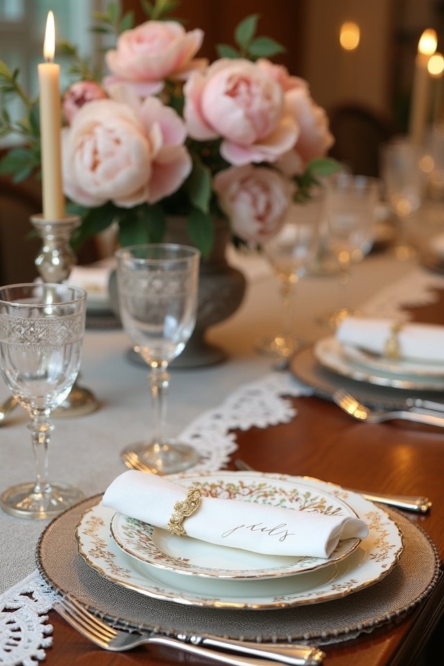 elegant classic table settings