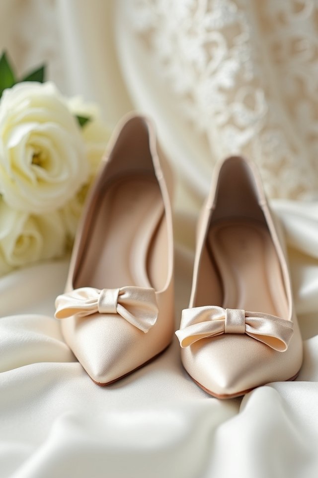 elegant comfortable low heeled pumps