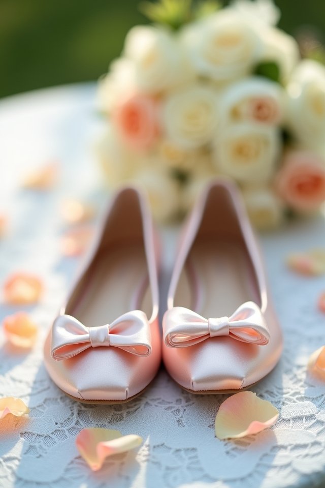 elegant comfortable wedding flats
