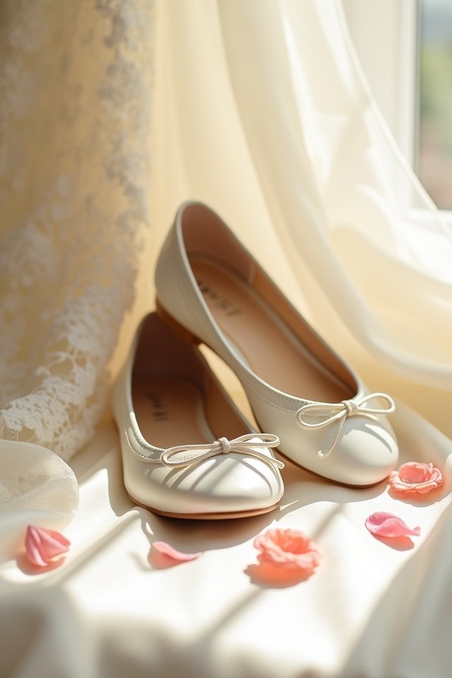 elegant comfortable wedding footwear