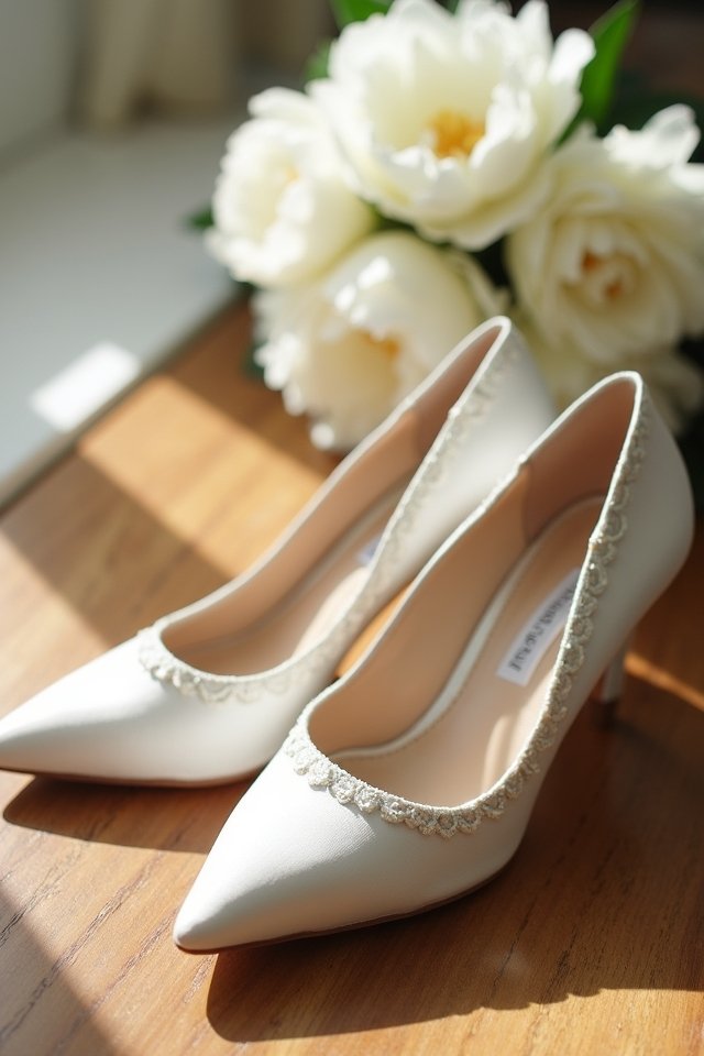 elegant comfortable wedding footwear