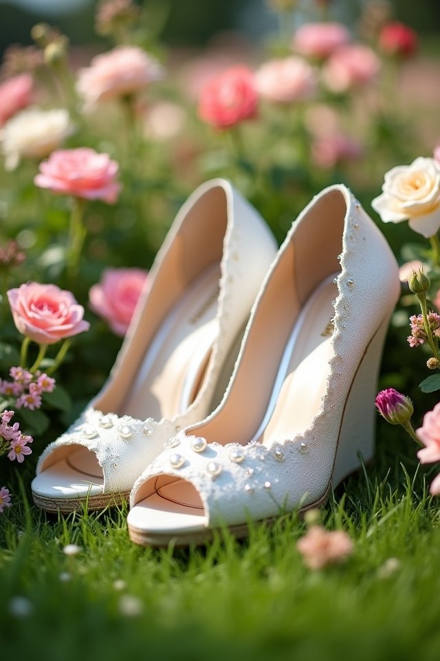 elegant comfortable wedding footwear