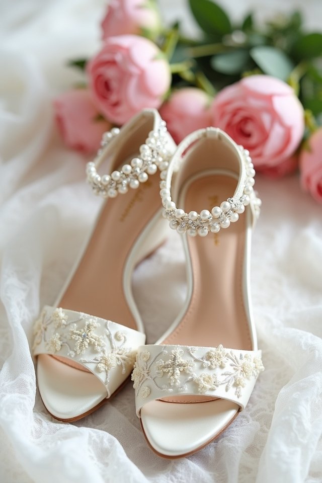 elegant comfortable wedding footwear