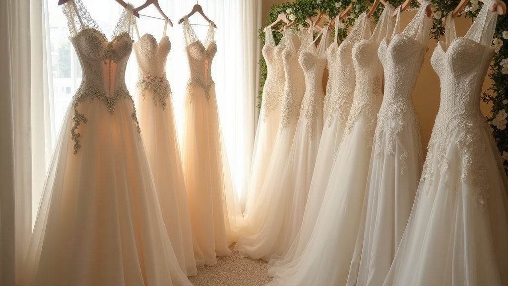 elegant corset wedding gowns