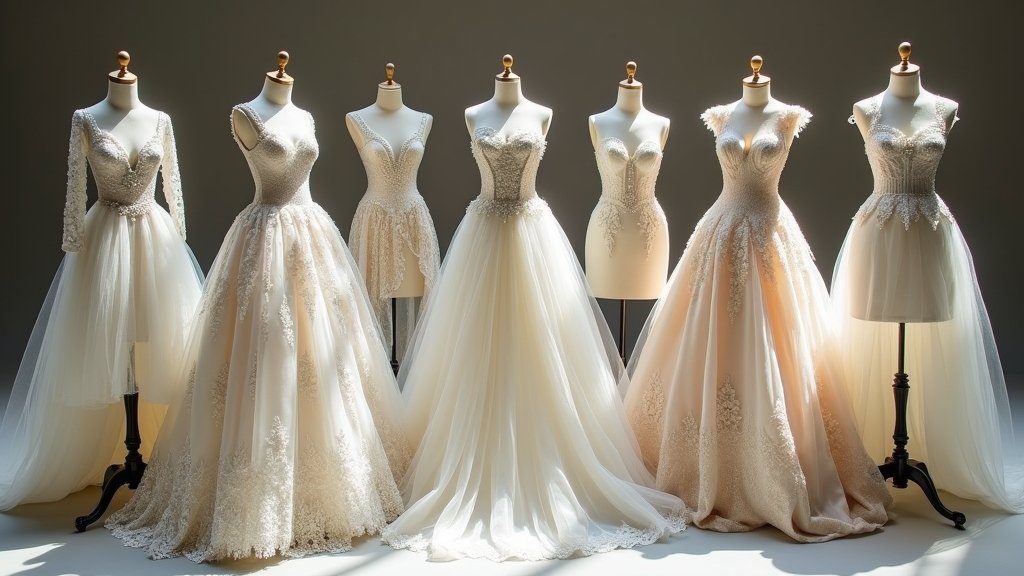 elegant corseted wedding gowns