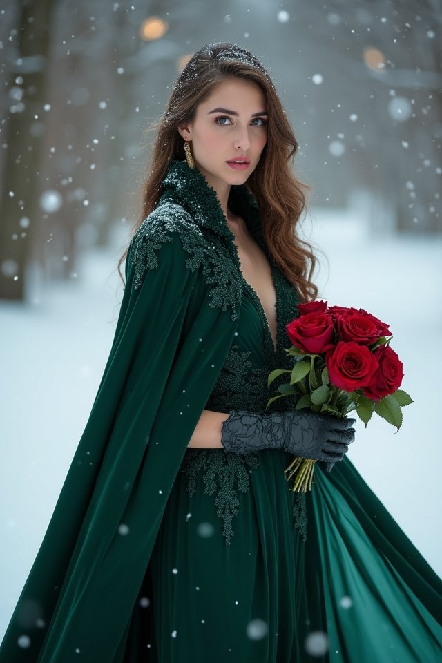 elegant cozy winter wedding