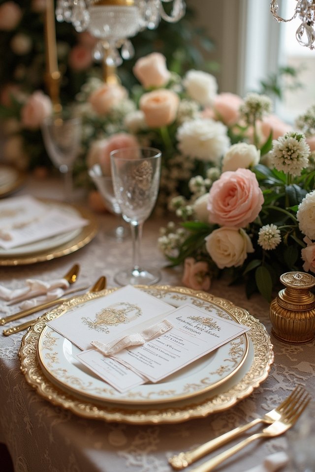 elegant crafted invitation stationery