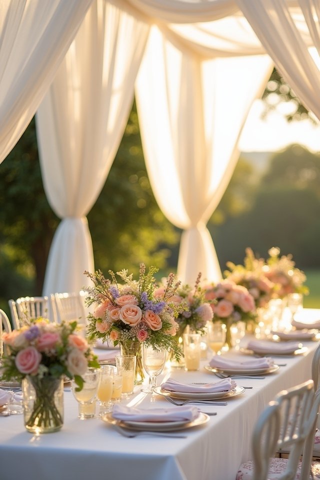 elegant crisp white wedding