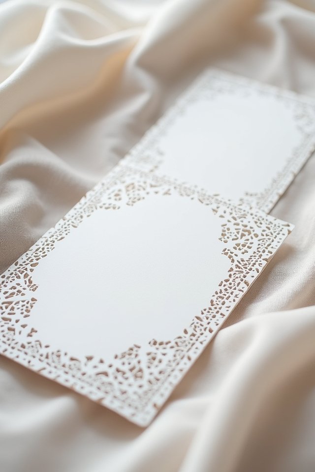 elegant custom laser invitations