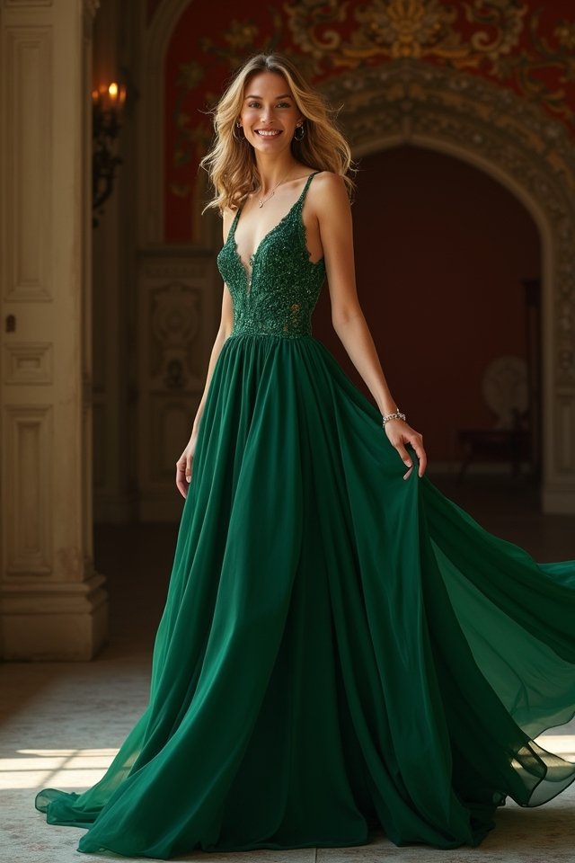 elegant dance floor presence