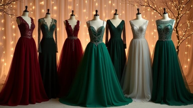 elegant december wedding attire