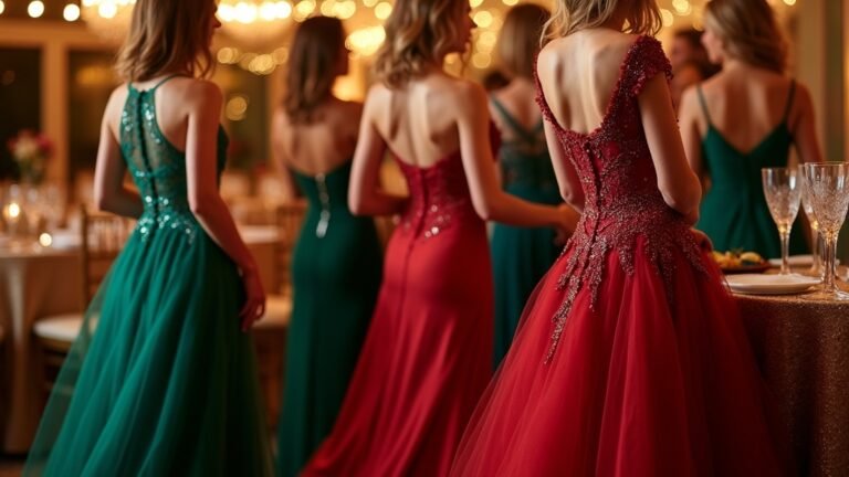 elegant december wedding attire