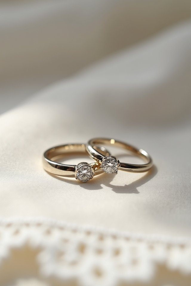 elegant diamond solitaire ring