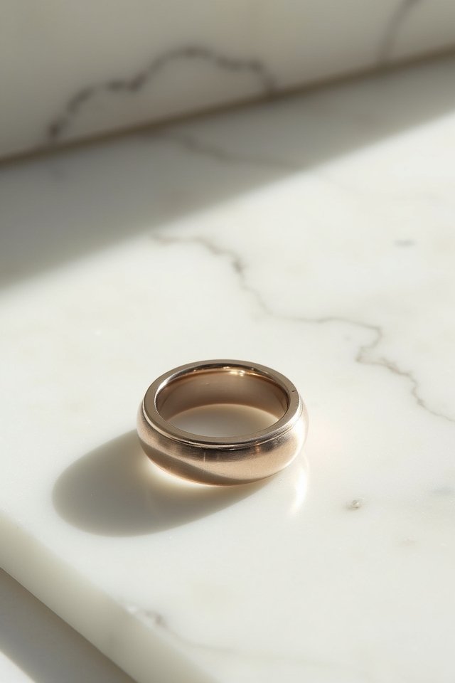 elegant durable minimalist wedding rings