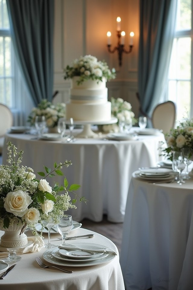 elegant dusty blue charm