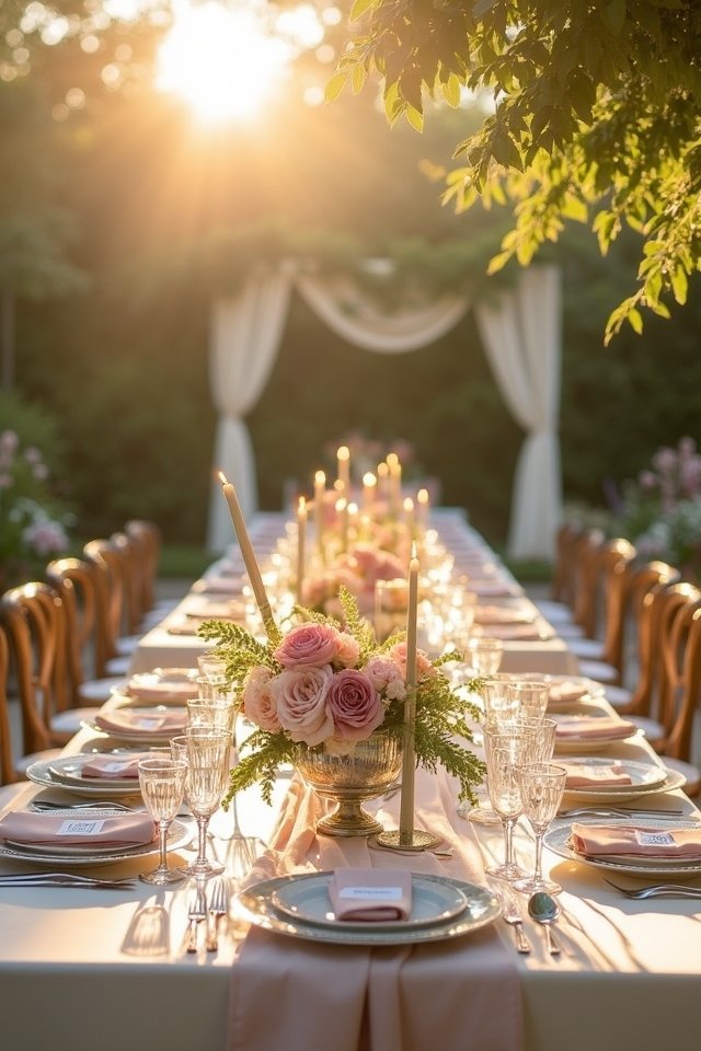 elegant dusty rose silver