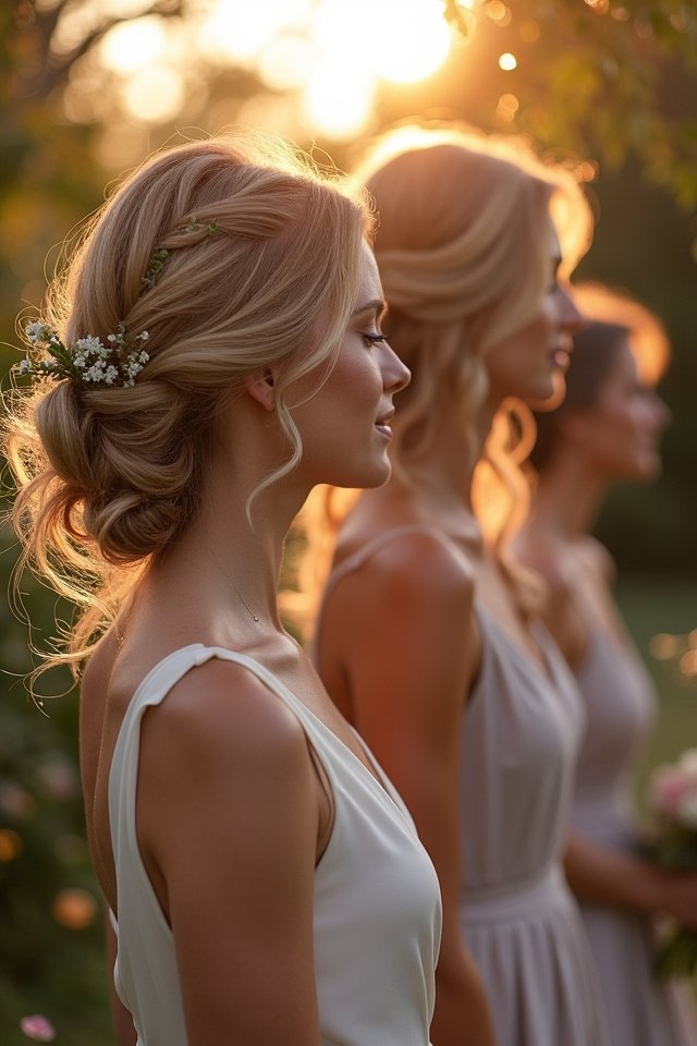 elegant effortless romantic hairstyle