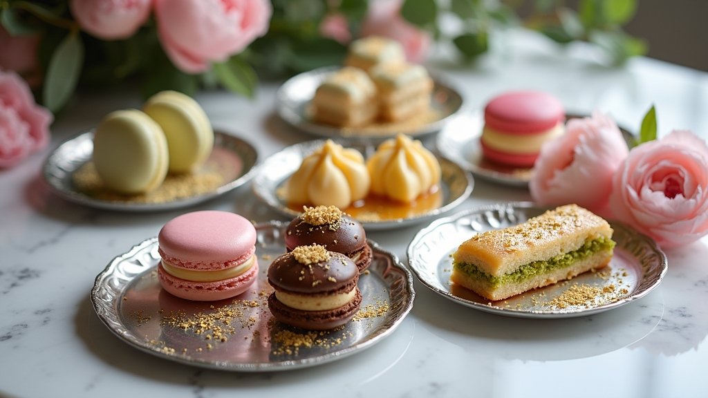 elegant european wedding desserts