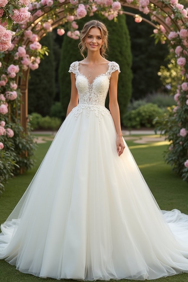 elegant fairytale wedding dress