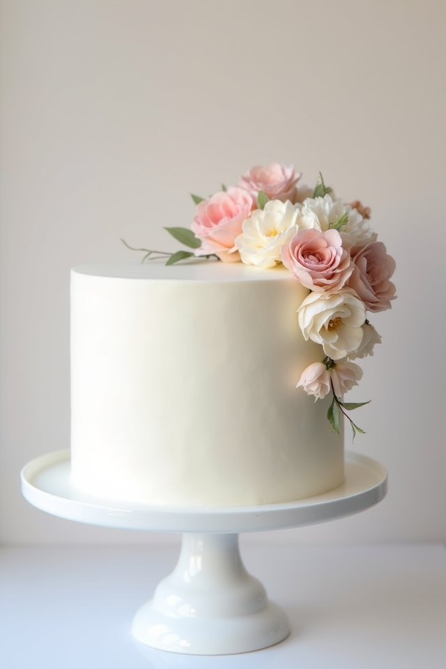 elegant floral cake design
