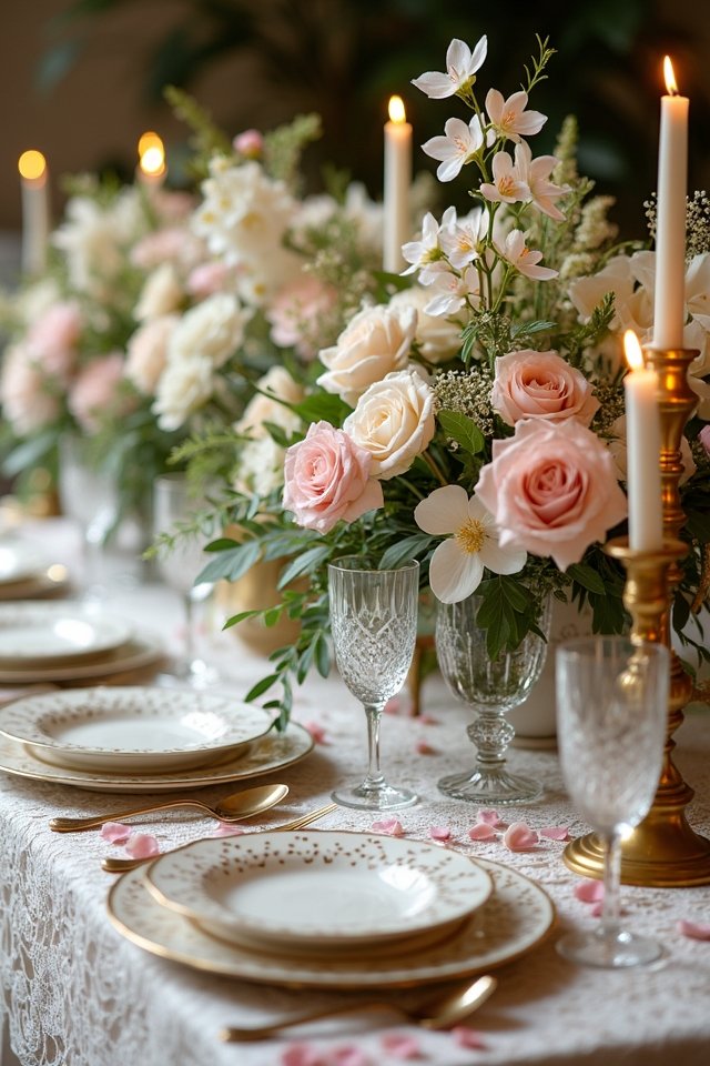 elegant floral color palettes