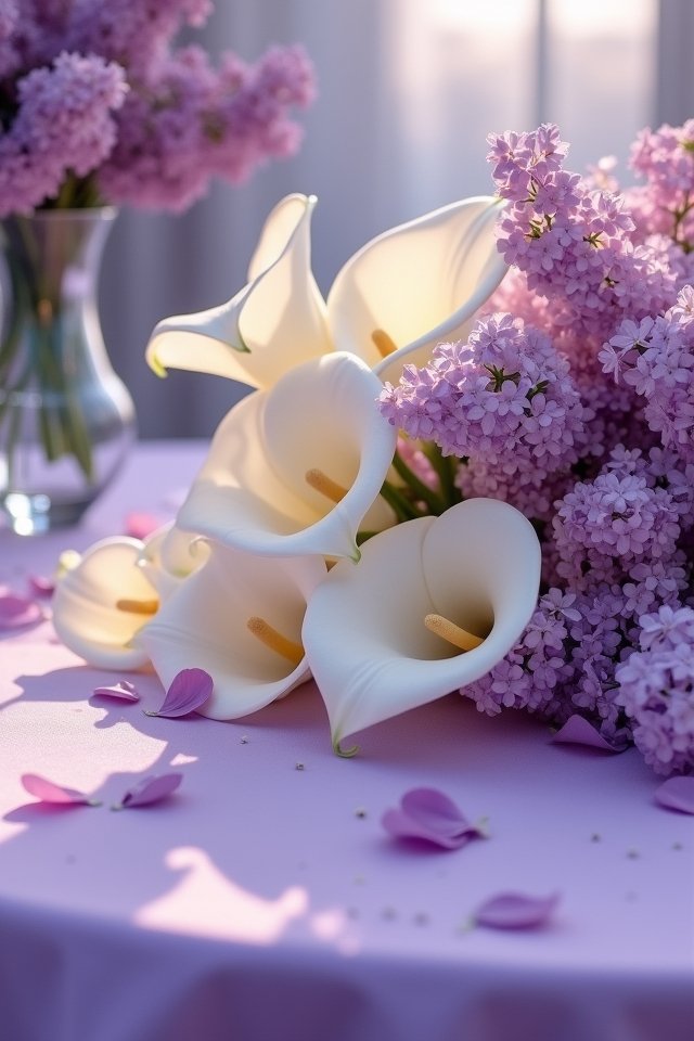 elegant floral table centerpiece