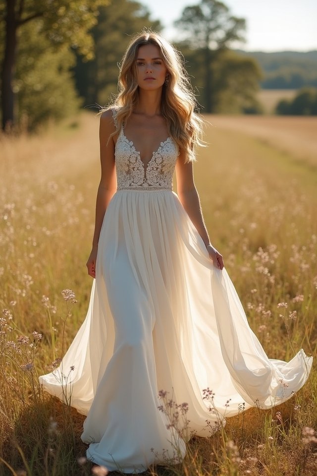 elegant flowing timeless romance