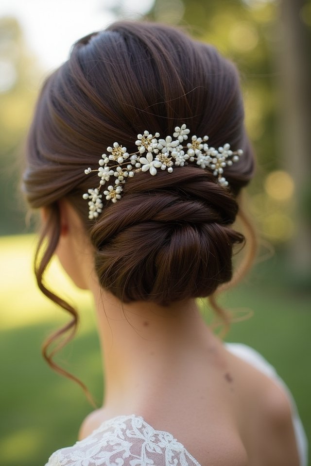 elegant french twist updo