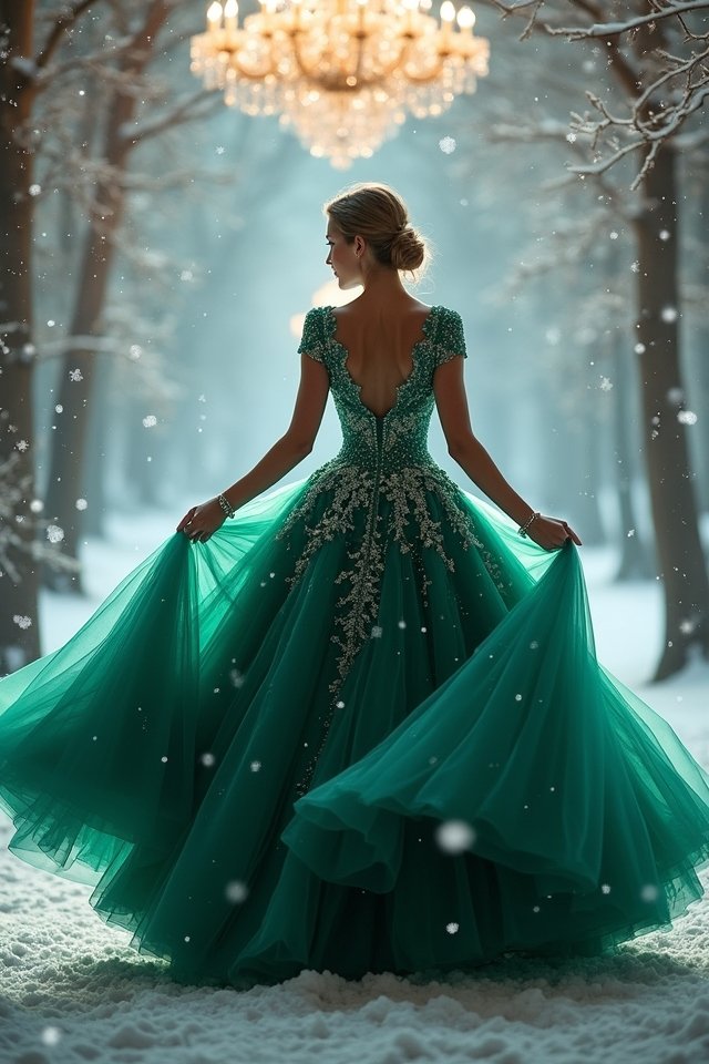 elegant full skirt gowns