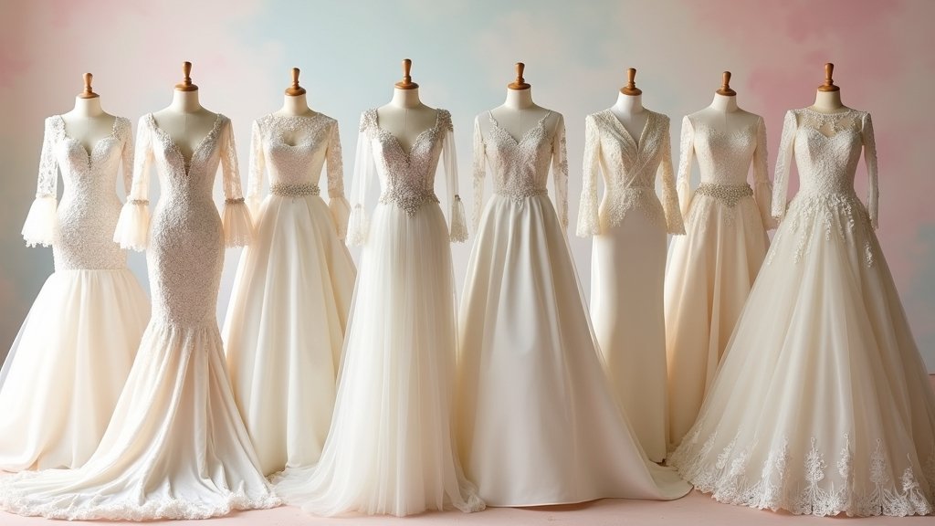 elegant full sleeve gowns