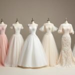 elegant full sleeve wedding dresses