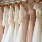 elegant full sleeve wedding gowns