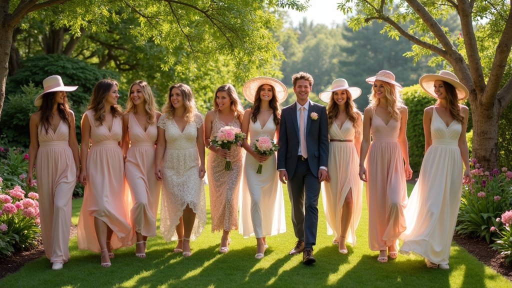 elegant garden party attire