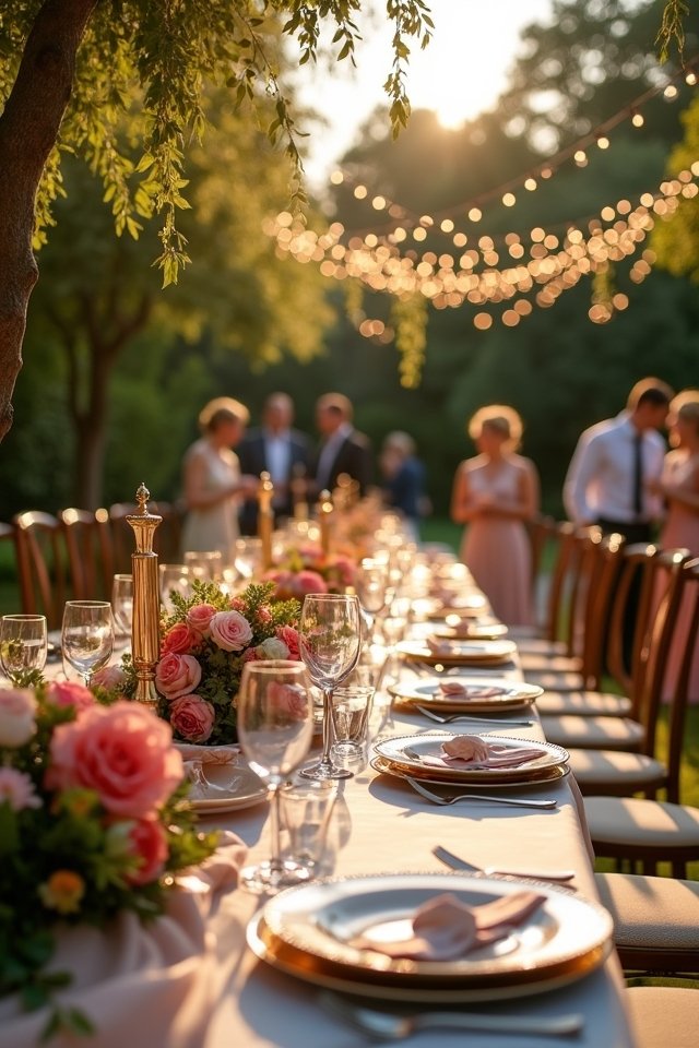 elegant garden wedding experience