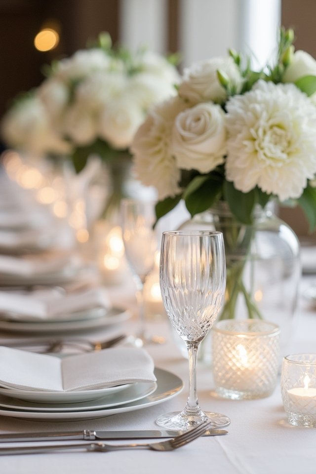 elegant glass decor accents