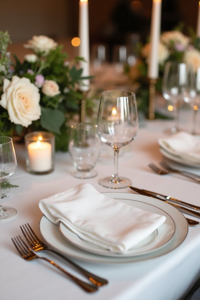 elegant glassware for weddings