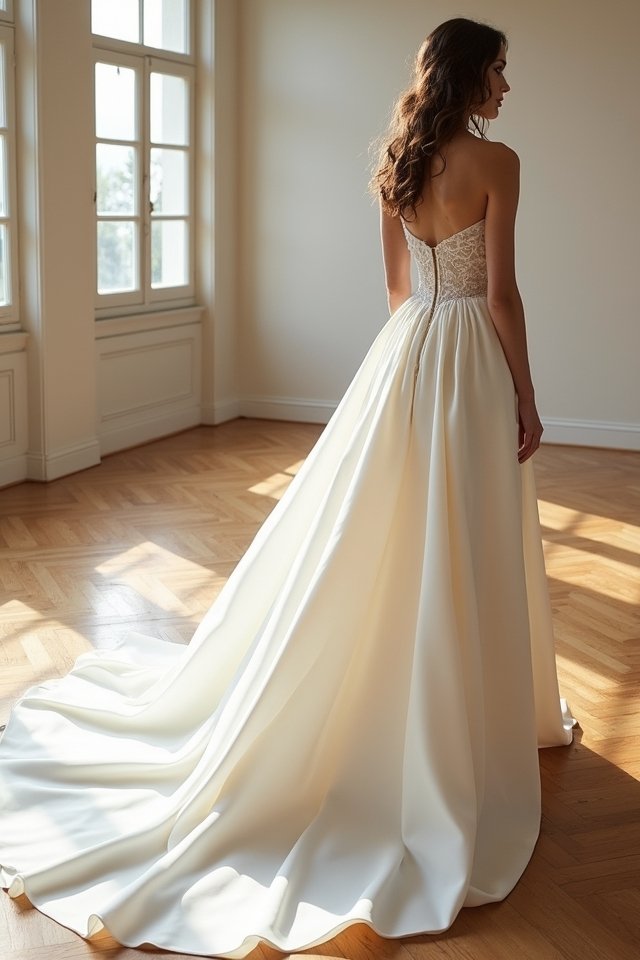 elegant gown with uniqueness