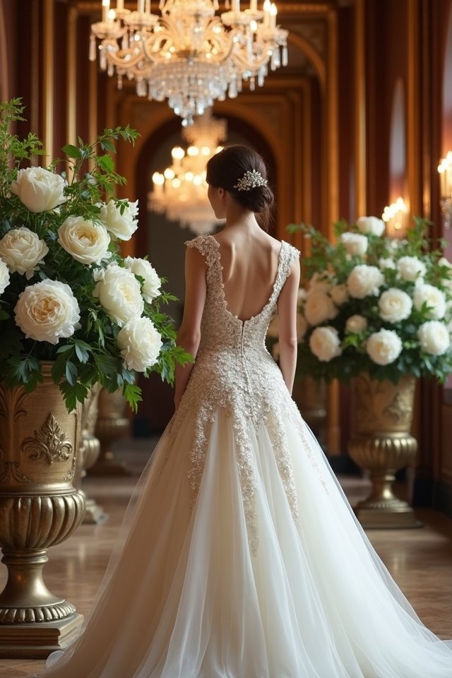 elegant gowns with embellishments