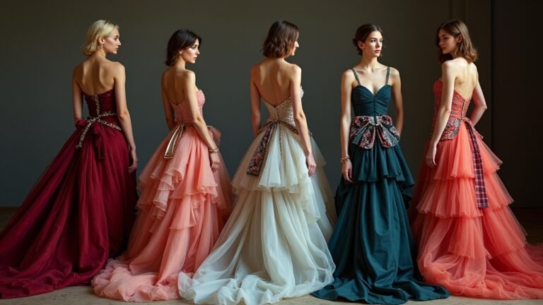 elegant gowns with twist